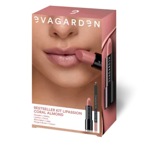 Bestseller Kit Lipassion Coral Almond Lipstick Enjoy 625 + Lápiz 784