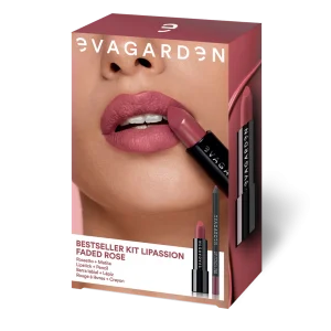Bestseller Kit Lipassion Faded Rose Lipstick Classy 617 + Lápiz 768