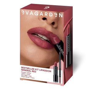 Bestseller Kit Lipassion Mineral red Lipstick Classy 616 + Lápiz 787