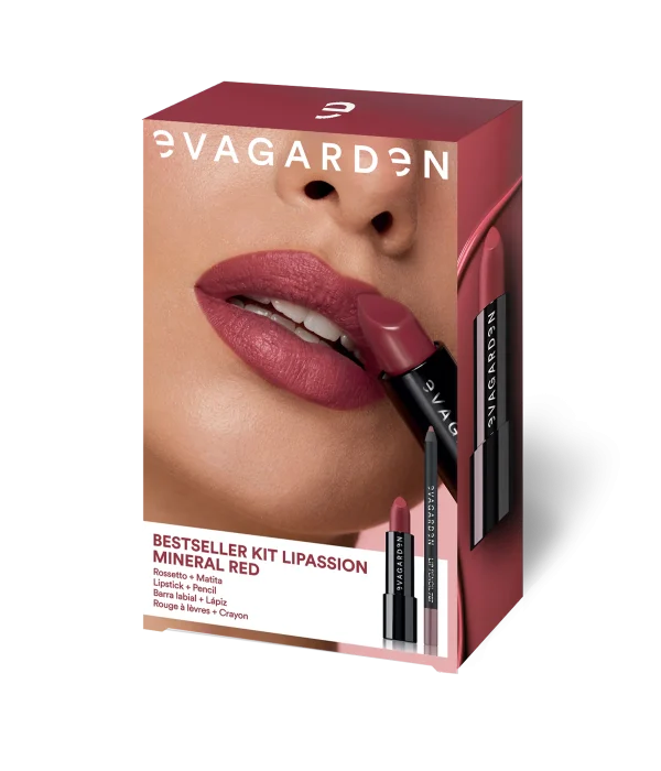 Bestseller Kit Lipassion Mineral red Lipstick Classy 616 + Lápiz 787