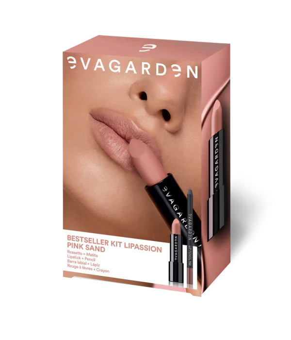 Bestseller Kit Lipassion Pink Sand Lipstick Enjoy 627 + Lápiz 760